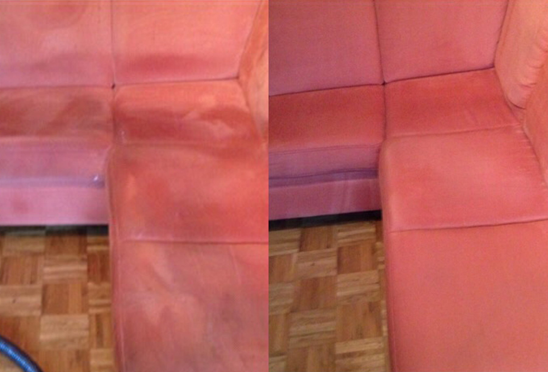 Example of carpet cleaning